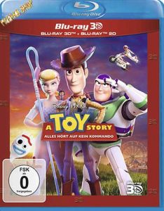 Blu-Ray Toy Story 4 - Alles hoert auf kein Kommando  'Disney' 3D  -3D & 2D-  2 Discs