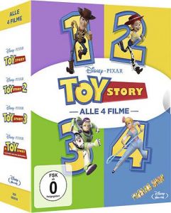 Blu-Ray Toy Story 1-4  BOX  4 Disc Set  DISNEY  Min:375/DD5.1/WS