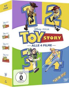 DVD Toy Story 1-4  BOX  4 DVD Set  'Disney'  Min:361/DD5.1/WS