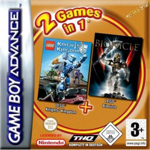 GBA 2 in 1 Pack: LEGO - Knights Kingdom + LEGO - Bionicle  RESTPOSTEN
