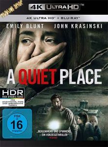 Blu-Ray A Quiet Place  4K Ultra  (BR + UHD) 2 Discs  Min:90/DD5.1/WS