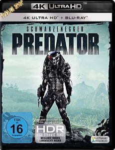 Blu-Ray Predator 1  4K Ultra  HD  (BR + UHD)  2 Discs  Min:108/DD5.1/WS