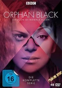 DVD Orphan Black  Kompl. Serie  Staffel 01-05  -50 Episoden-  15 DVDs  Min:2250/DD/WS