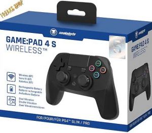 PS4 Controller Game:Pad 4S wirel. black Snakebyte Bluetooth